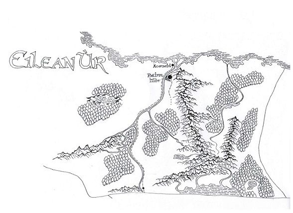 Karte von Eilean Ùr